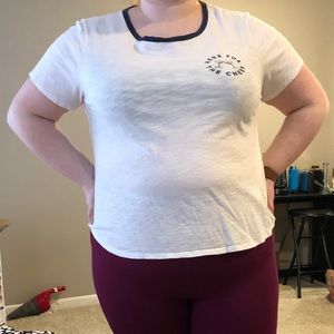 “Here for the cheer” shirt